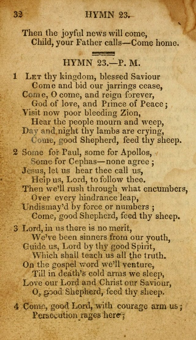 The New and Improved Camp Meeting Hymn Book: being a choice selection of hymns from the most approved authors. Designed to aid in the public and private devotions of Christians page 39