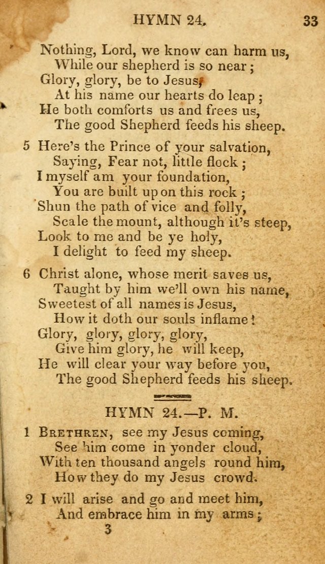 The New and Improved Camp Meeting Hymn Book: being a choice selection of hymns from the most approved authors. Designed to aid in the public and private devotions of Christians page 40