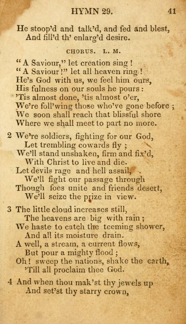 The New and Improved Camp Meeting Hymn Book: being a choice selection of hymns from the most approved authors. Designed to aid in the public and private devotions of Christians page 48