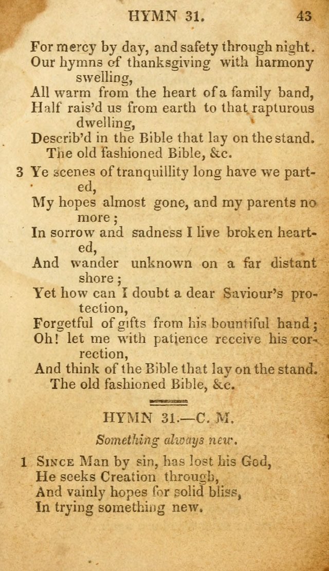 The New and Improved Camp Meeting Hymn Book: being a choice selection of hymns from the most approved authors. Designed to aid in the public and private devotions of Christians page 50