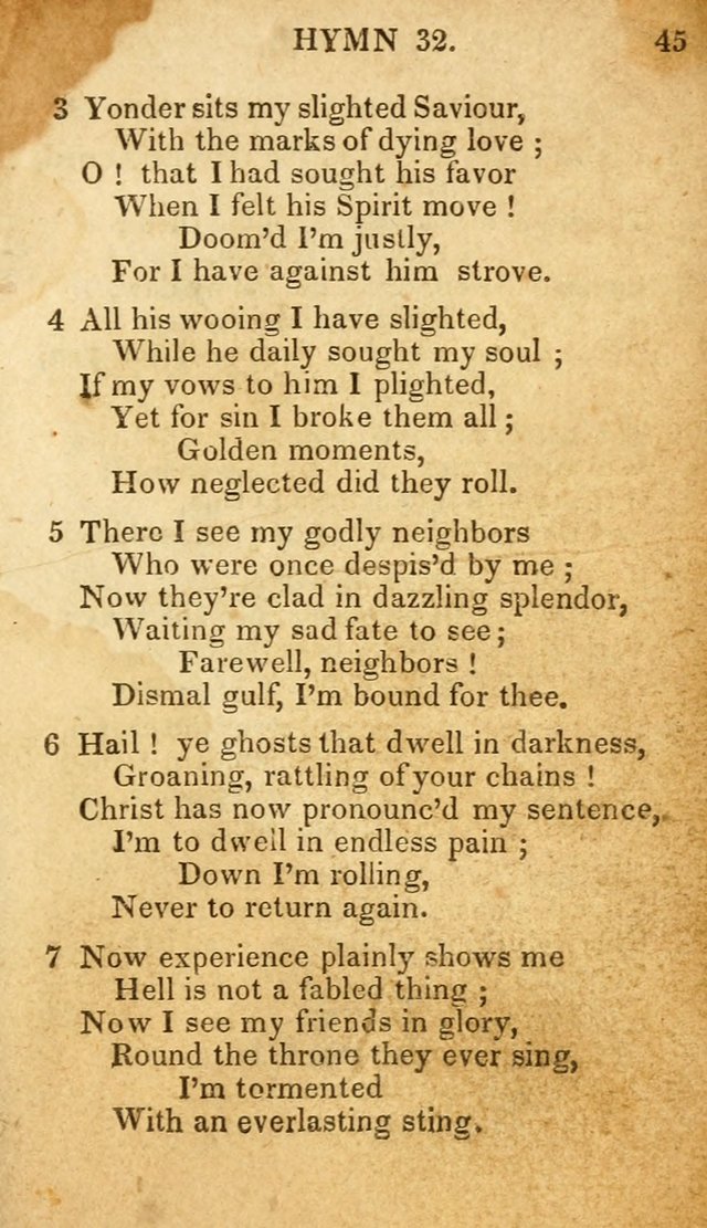 The New and Improved Camp Meeting Hymn Book: being a choice selection of hymns from the most approved authors. Designed to aid in the public and private devotions of Christians page 52