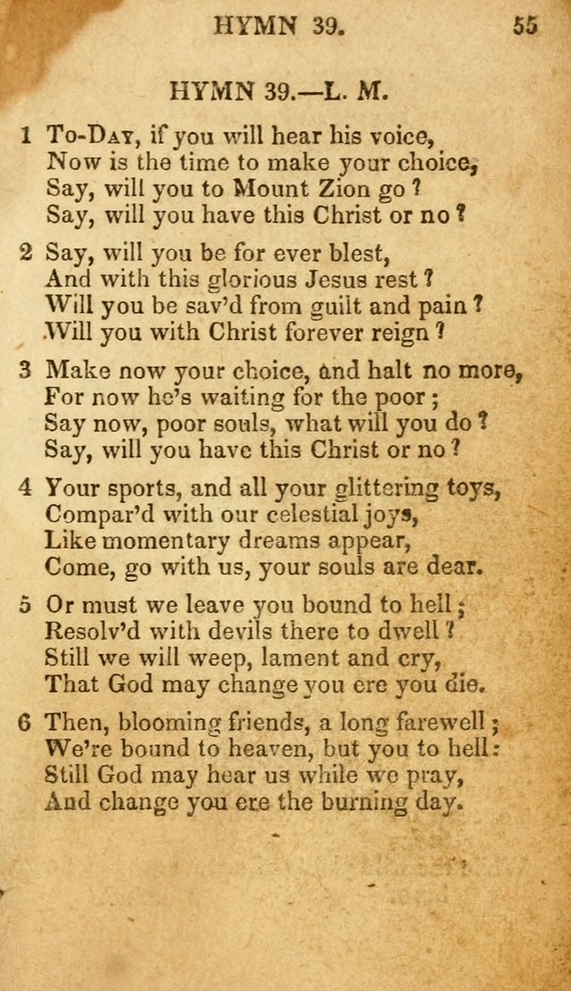 The New and Improved Camp Meeting Hymn Book: being a choice selection of hymns from the most approved authors. Designed to aid in the public and private devotions of Christians page 62