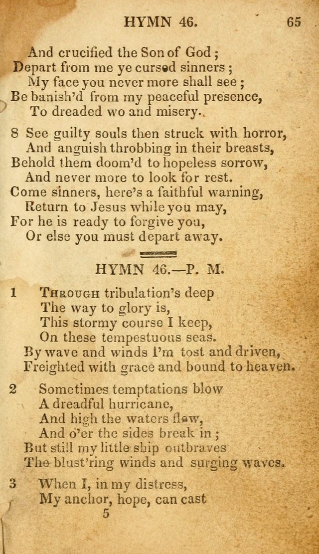 The New and Improved Camp Meeting Hymn Book: being a choice selection of hymns from the most approved authors. Designed to aid in the public and private devotions of Christians page 72