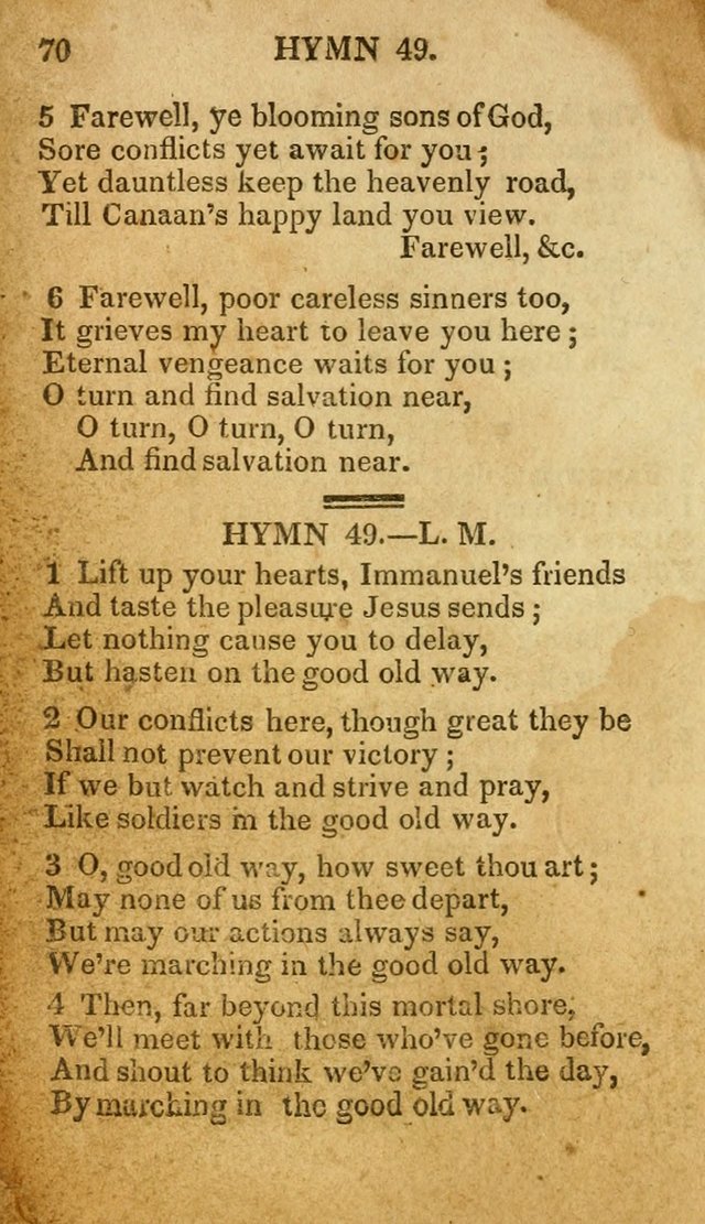 The New and Improved Camp Meeting Hymn Book: being a choice selection of hymns from the most approved authors. Designed to aid in the public and private devotions of Christians page 77