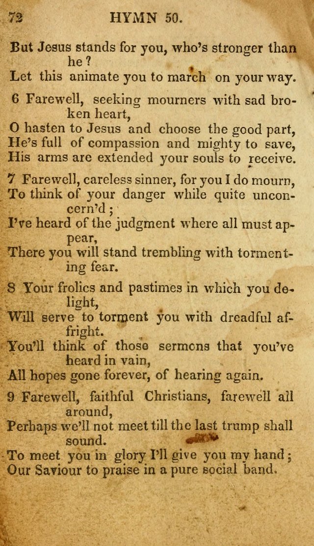 The New and Improved Camp Meeting Hymn Book: being a choice selection of hymns from the most approved authors. Designed to aid in the public and private devotions of Christians page 79