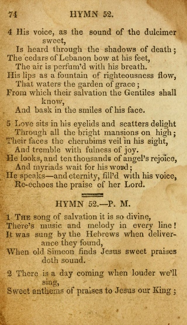 The New and Improved Camp Meeting Hymn Book: being a choice selection of hymns from the most approved authors. Designed to aid in the public and private devotions of Christians page 81