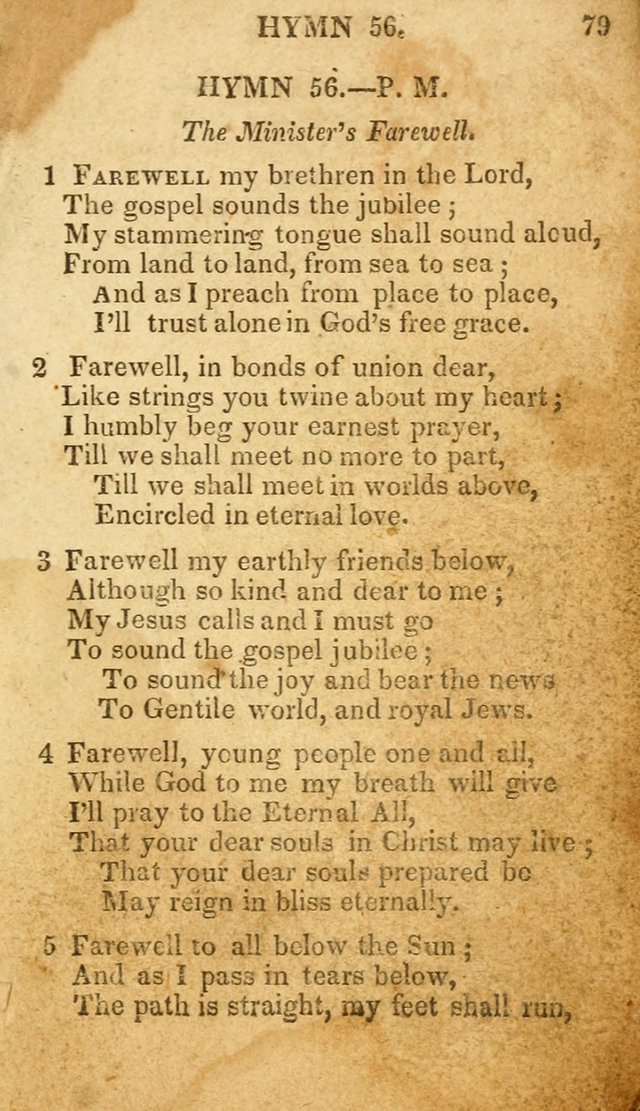 The New and Improved Camp Meeting Hymn Book: being a choice selection of hymns from the most approved authors. Designed to aid in the public and private devotions of Christians page 86