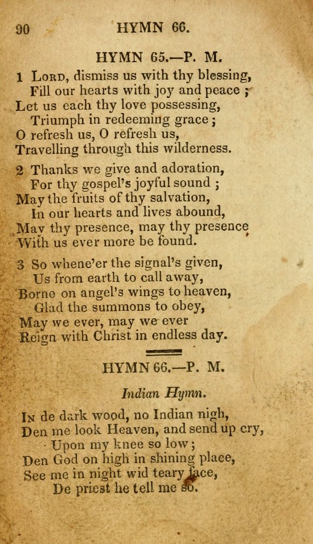 The New and Improved Camp Meeting Hymn Book: being a choice selection of hymns from the most approved authors. Designed to aid in the public and private devotions of Christians page 97