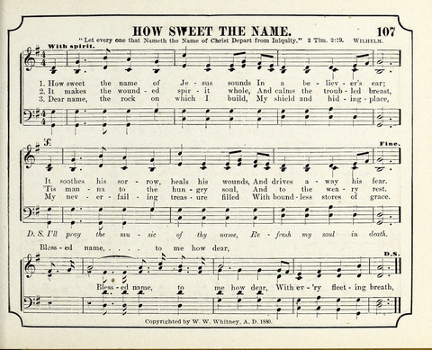 New Joy Bells: a collection of choice music for the Sunday-school, embracing several first prize songs written for the national content, besides a select variety of new songs never published before page 107