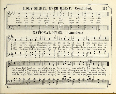 New Joy Bells: a collection of choice music for the Sunday-school, embracing several first prize songs written for the national content, besides a select variety of new songs never published before page 115