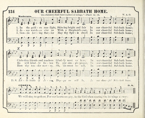 New Joy Bells: a collection of choice music for the Sunday-school, embracing several first prize songs written for the national content, besides a select variety of new songs never published before page 134