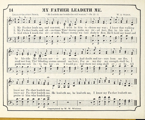 New Joy Bells: a collection of choice music for the Sunday-school, embracing several first prize songs written for the national content, besides a select variety of new songs never published before page 14