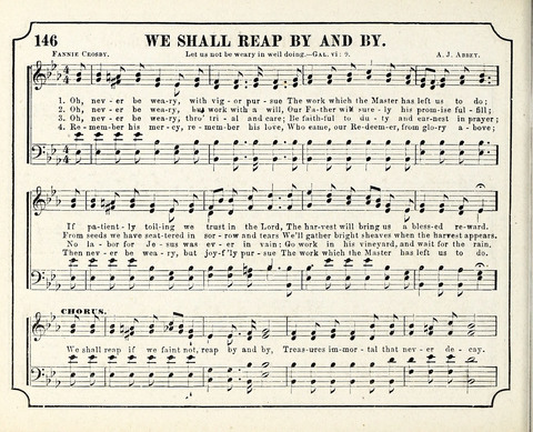 New Joy Bells: a collection of choice music for the Sunday-school, embracing several first prize songs written for the national content, besides a select variety of new songs never published before page 146