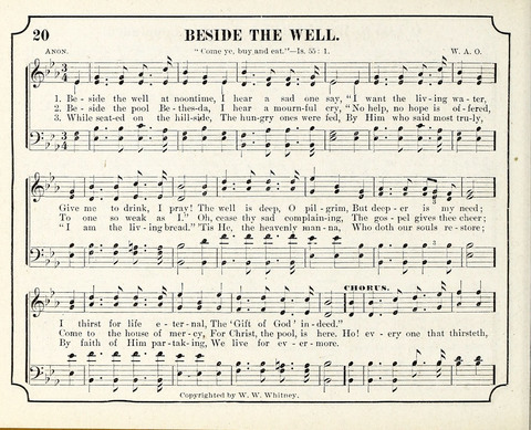 New Joy Bells: a collection of choice music for the Sunday-school, embracing several first prize songs written for the national content, besides a select variety of new songs never published before page 20