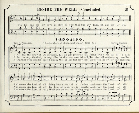 New Joy Bells: a collection of choice music for the Sunday-school, embracing several first prize songs written for the national content, besides a select variety of new songs never published before page 21