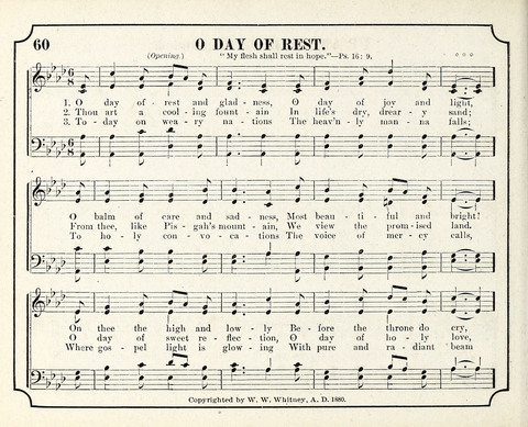 New Joy Bells: a collection of choice music for the Sunday-school, embracing several first prize songs written for the national content, besides a select variety of new songs never published before page 60