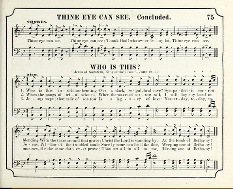 New Joy Bells: a collection of choice music for the Sunday-school, embracing several first prize songs written for the national content, besides a select variety of new songs never published before page 75