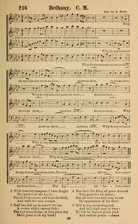 The New Jubilee Harp: or Christian hymns and song. a new collection of hymns and tunes for public and social worship page 123