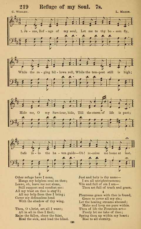 The New Jubilee Harp: or Christian hymns and song. a new collection of hymns and tunes for public and social worship page 126