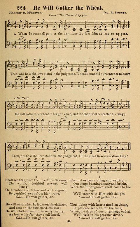 The New Jubilee Harp: or Christian hymns and song. a new collection of hymns and tunes for public and social worship page 129