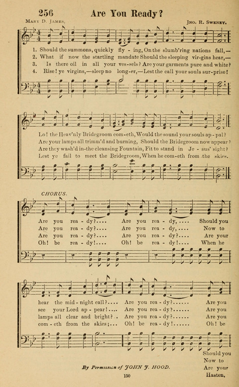 The New Jubilee Harp: or Christian hymns and song. a new collection of hymns and tunes for public and social worship page 150