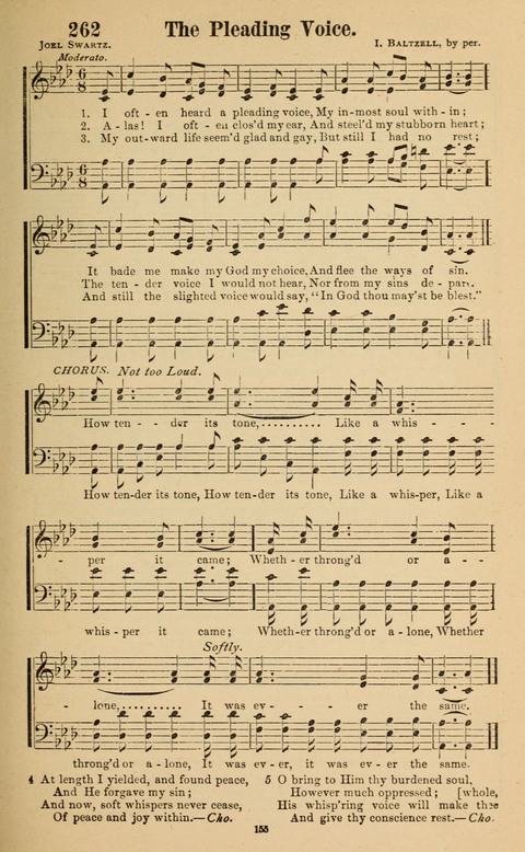 The New Jubilee Harp: or Christian hymns and song. a new collection of hymns and tunes for public and social worship page 155