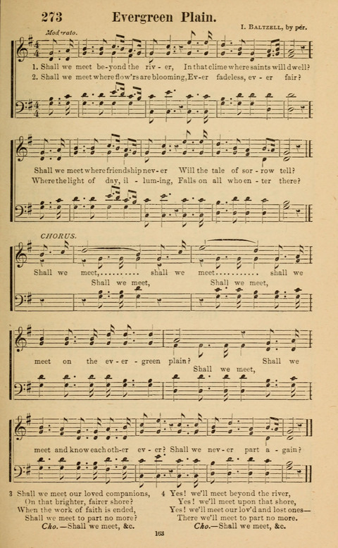 The New Jubilee Harp: or Christian hymns and song. a new collection of hymns and tunes for public and social worship page 163