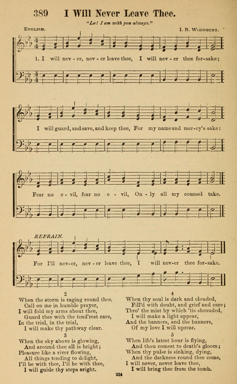 The New Jubilee Harp: or Christian hymns and song. a new collection of hymns and tunes for public and social worship page 234