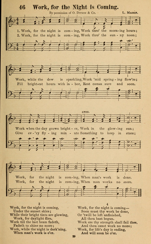 The New Jubilee Harp: or Christian hymns and song. a new collection of hymns and tunes for public and social worship page 29