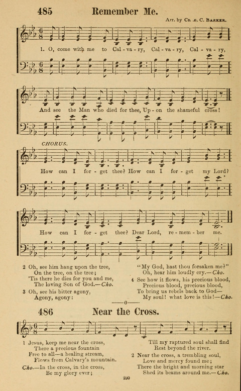 The New Jubilee Harp: or Christian hymns and song. a new collection of hymns and tunes for public and social worship page 290