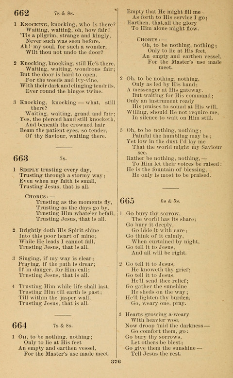 The New Jubilee Harp: or Christian hymns and song. a new collection of hymns and tunes for public and social worship page 376