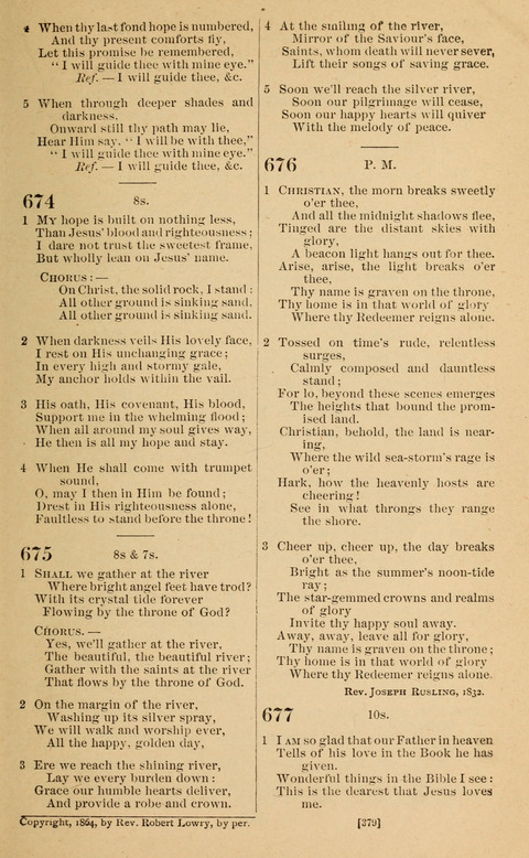 The New Jubilee Harp: or Christian hymns and song. a new collection of hymns and tunes for public and social worship page 379