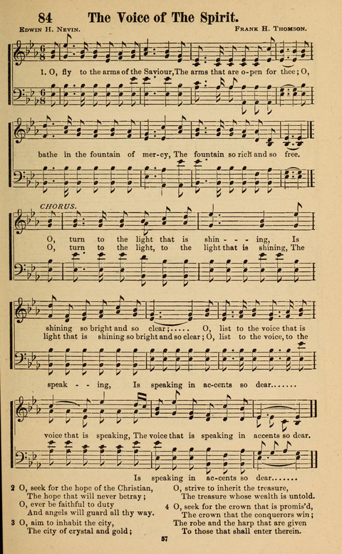 The New Jubilee Harp: or Christian hymns and song. a new collection of hymns and tunes for public and social worship page 57