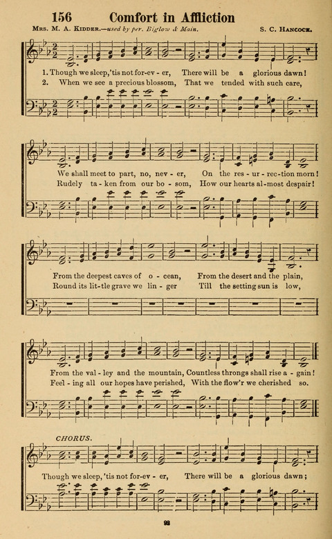 The New Jubilee Harp: or Christian hymns and song. a new collection of hymns and tunes for public and social worship page 92