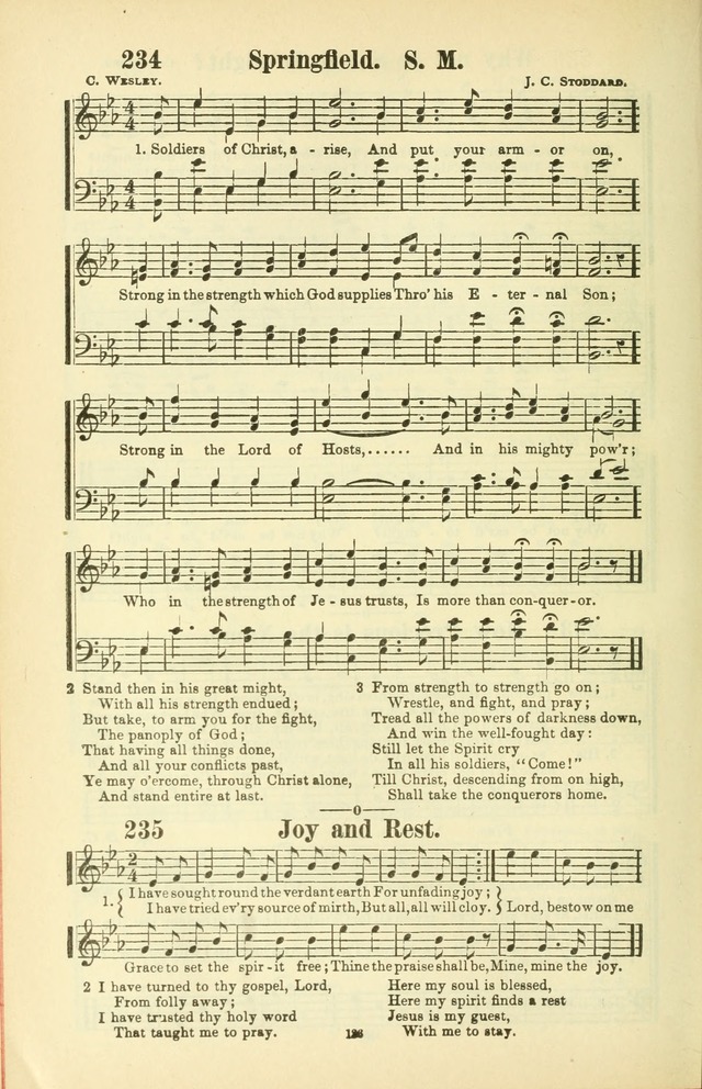 The New Jubilee Harp: or Christian hymns and songs. a new collection of hymns and tunes for public and social worship (With supplement) page 136