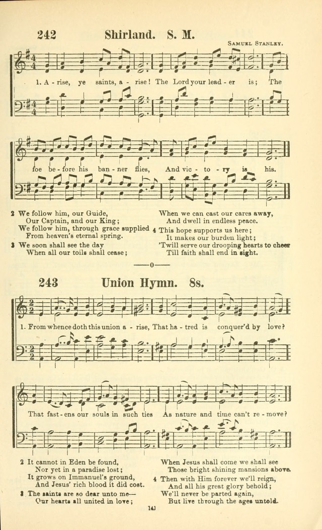 The New Jubilee Harp: or Christian hymns and songs. a new collection of hymns and tunes for public and social worship (With supplement) page 141