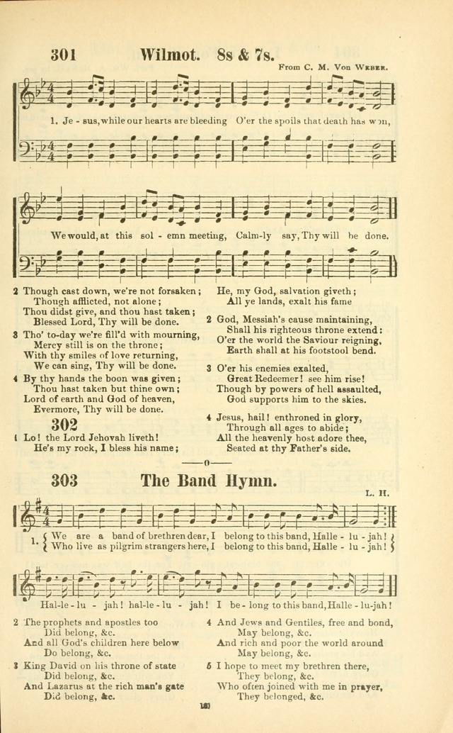 The New Jubilee Harp: or Christian hymns and songs. a new collection of hymns and tunes for public and social worship (With supplement) page 181