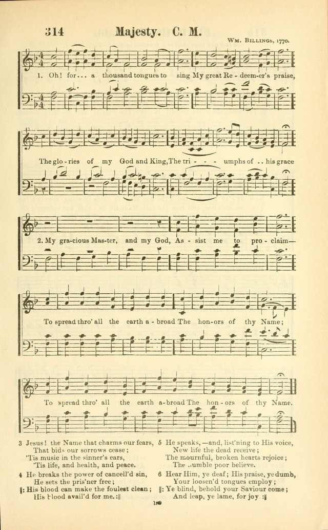 The New Jubilee Harp: or Christian hymns and songs. a new collection of hymns and tunes for public and social worship (With supplement) page 189