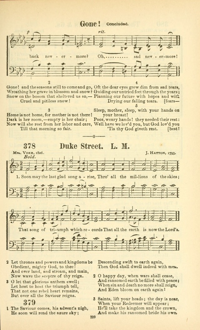 The New Jubilee Harp: or Christian hymns and songs. a new collection of hymns and tunes for public and social worship (With supplement) page 231