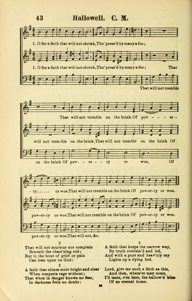 The New Jubilee Harp: or Christian hymns and songs. a new collection of hymns and tunes for public and social worship (With supplement) page 26