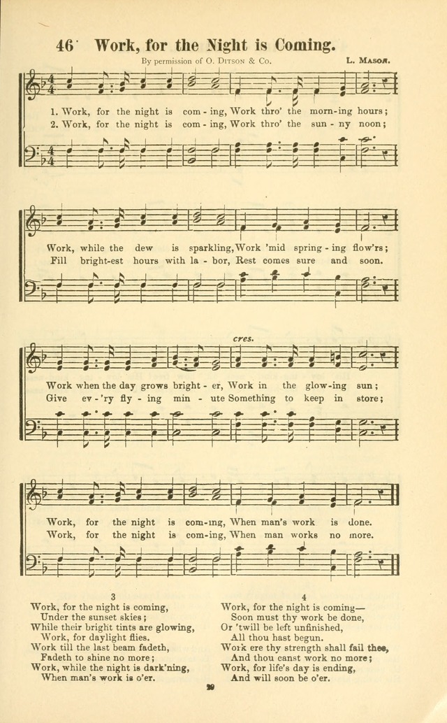 The New Jubilee Harp: or Christian hymns and songs. a new collection of hymns and tunes for public and social worship (With supplement) page 29