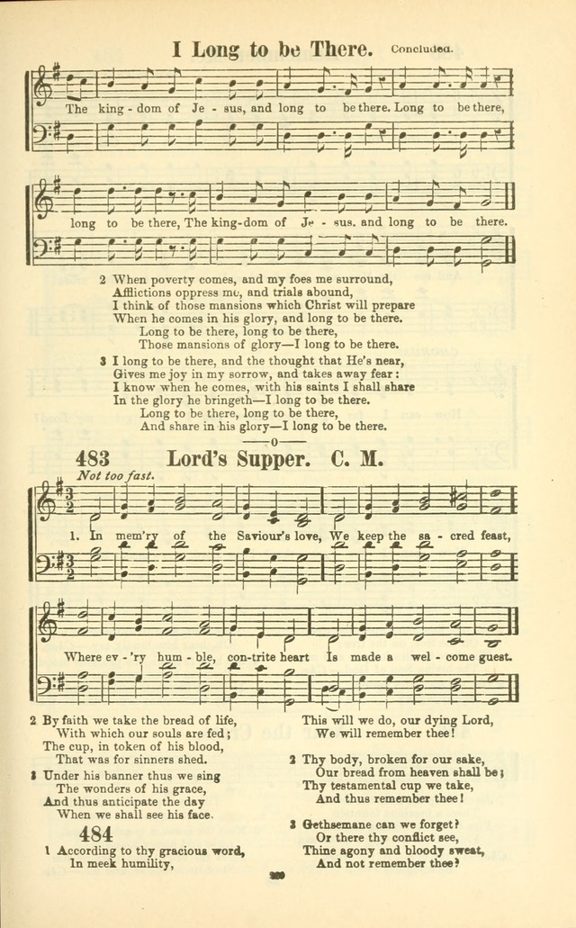 The New Jubilee Harp: or Christian hymns and songs. a new collection of hymns and tunes for public and social worship (With supplement) page 293