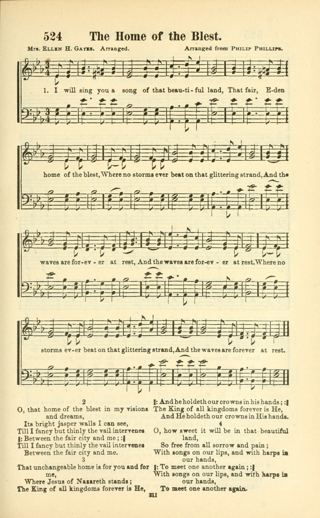 The New Jubilee Harp: or Christian hymns and songs. a new collection of hymns and tunes for public and social worship (With supplement) page 315