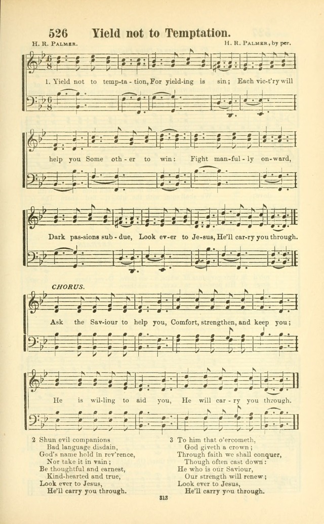 The New Jubilee Harp: or Christian hymns and songs. a new collection of hymns and tunes for public and social worship (With supplement) page 317