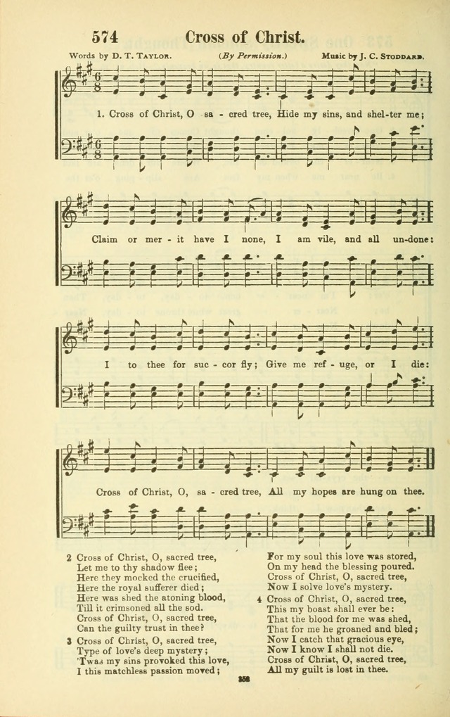 The New Jubilee Harp: or Christian hymns and songs. a new collection of hymns and tunes for public and social worship (With supplement) page 356