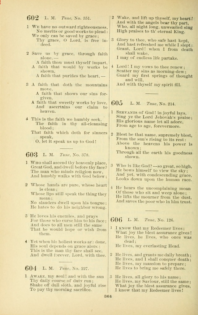 The New Jubilee Harp: or Christian hymns and songs. a new collection of hymns and tunes for public and social worship (With supplement) page 368