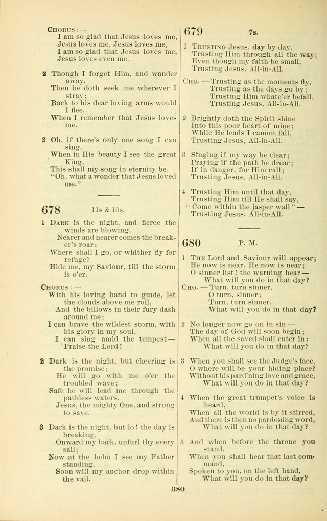 The New Jubilee Harp: or Christian hymns and songs. a new collection of hymns and tunes for public and social worship (With supplement) page 386