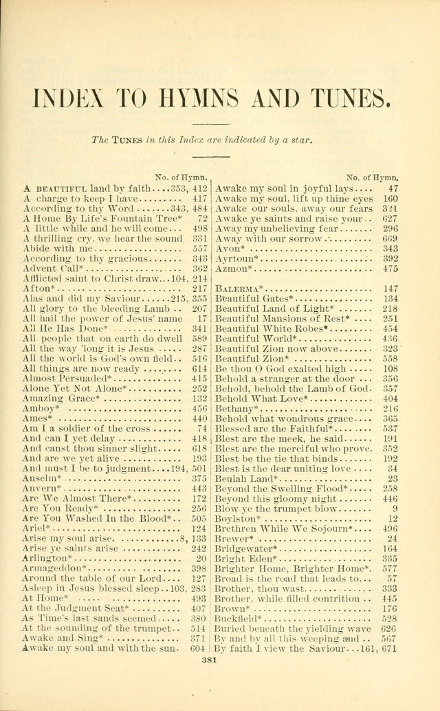 The New Jubilee Harp: or Christian hymns and songs. a new collection of hymns and tunes for public and social worship (With supplement) page 387