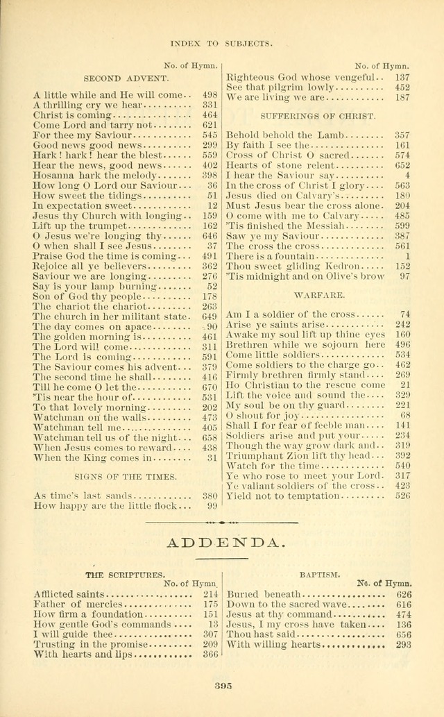 The New Jubilee Harp: or Christian hymns and songs. a new collection of hymns and tunes for public and social worship (With supplement) page 401