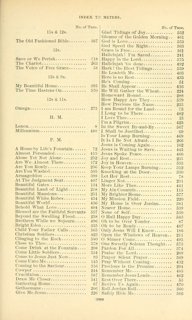 The New Jubilee Harp: or Christian hymns and songs. a new collection of hymns and tunes for public and social worship (With supplement) page 405